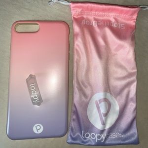 Loopy iPhone 6/7/8 Plus Ombré Sunset Case